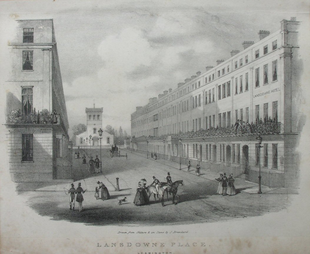 Lithograph - Lansdown Place. Leamington. - Brandard